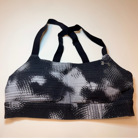 Under Armour Sports Bra Collection - Black, Green, Gray, Pink - Picture 2 of 15